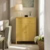Oakham Small Sideboard With Drawer, Rattan Yellow -Daals Store FT CAB 06 SAFYEL main