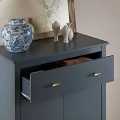 Oakham Small Sideboard With Drawer, Stormy Blue 19 Oakham Small Sideboard With Drawer, Stormy Blue -Daals Store FT CAB 06 STORM scene3