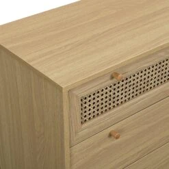 Anya Woven Rattan Chest Of 3 Drawer In Natural Colour 15 Anya Woven Rattan Chest Of 3 Drawer In Natural Colour -Daals Store FT COD 001 NATURAL detail1