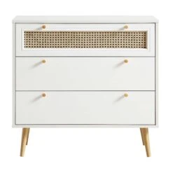 Anya Woven Rattan Chest Of 3 Drawers In White 14 Anya Woven Rattan Chest Of 3 Drawers In White -Daals Store FT COD 001 WHITE WB2