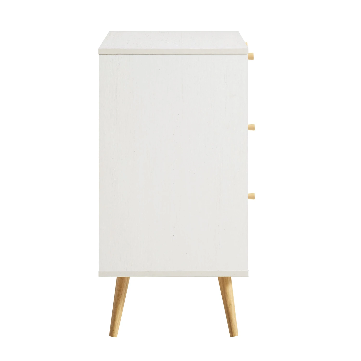 Anya Woven Rattan Chest Of 3 Drawers In White 7 Anya Woven Rattan Chest Of 3 Drawers In White - Image 7