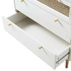 Anya Woven Rattan Chest Of 3 Drawers In White 19 Anya Woven Rattan Chest Of 3 Drawers In White -Daals Store FT COD 001 WHITE detail2