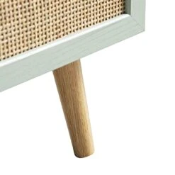 Frances Woven Rattan Tall Chest Of 4 Drawers, Mint -Daals Store FT COD 04 SAGE detail4