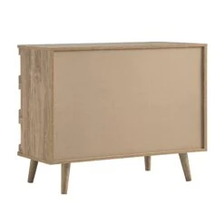 Izzy Curved Rattan Chest Of 3 Drawers, Natural -Daals Store FT COD 05 NAT WB6
