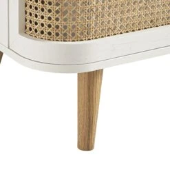 Izzy Curved Rattan Chest Of 3 Drawers, White 19 Izzy Curved Rattan Chest Of 3 Drawers, White -Daals Store FT COD 05 WHITE detail3