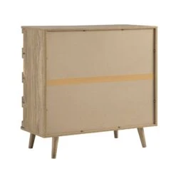 Izzy Curved Rattan Chest Of 5 Drawers, Natural 25 Izzy Curved Rattan Chest Of 5 Drawers, Natural -Daals Store FT COD 06 NAT WB6