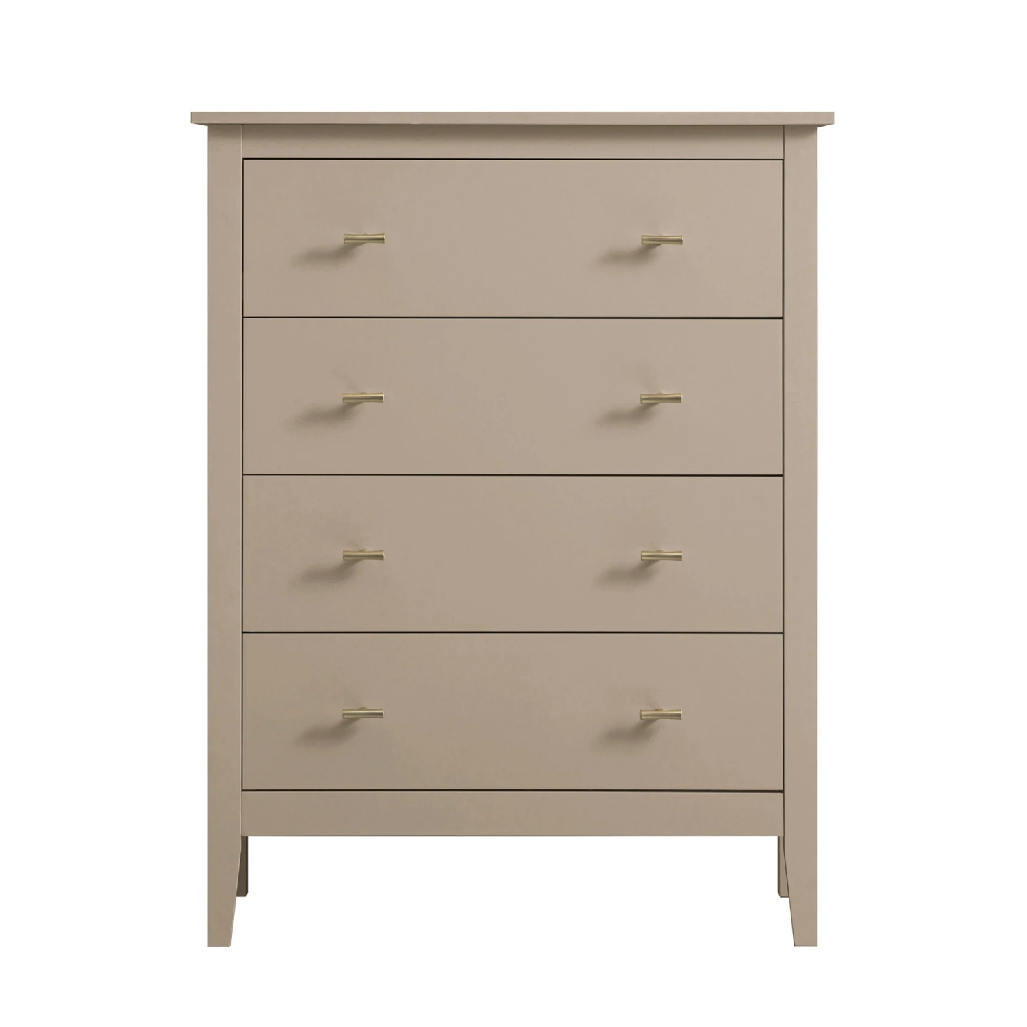 Oakham Chest Of 4 Drawers, Deep Greige 1 Oakham Chest Of 4 Drawers, Deep Greige