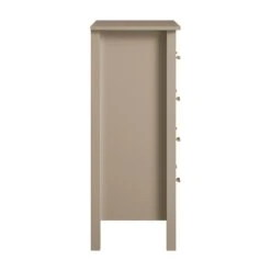 Oakham Chest Of 4 Drawers, Deep Greige 12 Oakham Chest Of 4 Drawers, Deep Greige -Daals Store FT COD 07 BEIGE WB4