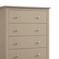 Oakham Chest Of 4 Drawers, Deep Greige 14 Oakham Chest Of 4 Drawers, Deep Greige -Daals Store FT COD 07 BEIGE detail1