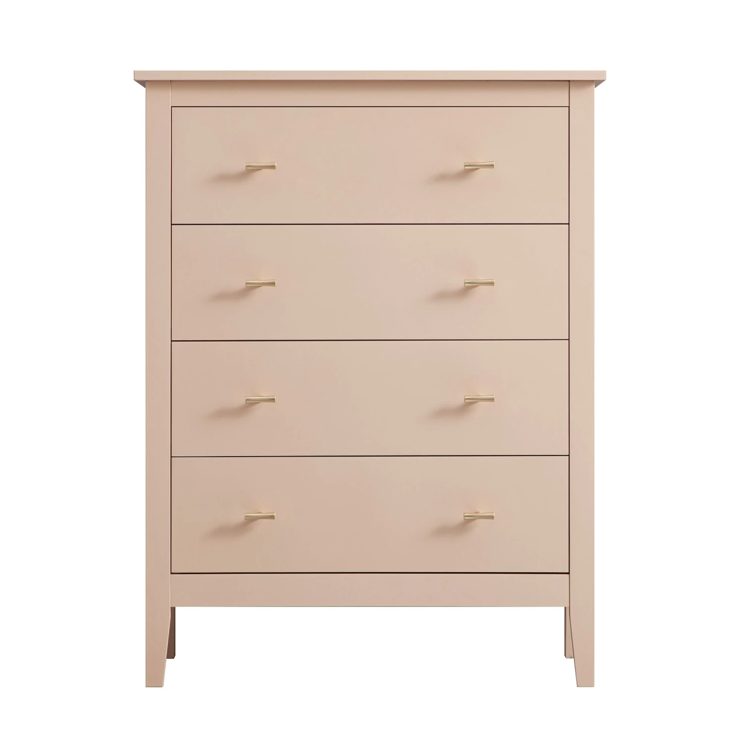 Oakham Chest Of 4 Drawers, Nude Pink 6 Oakham Chest Of 4 Drawers, Nude Pink - Image 6