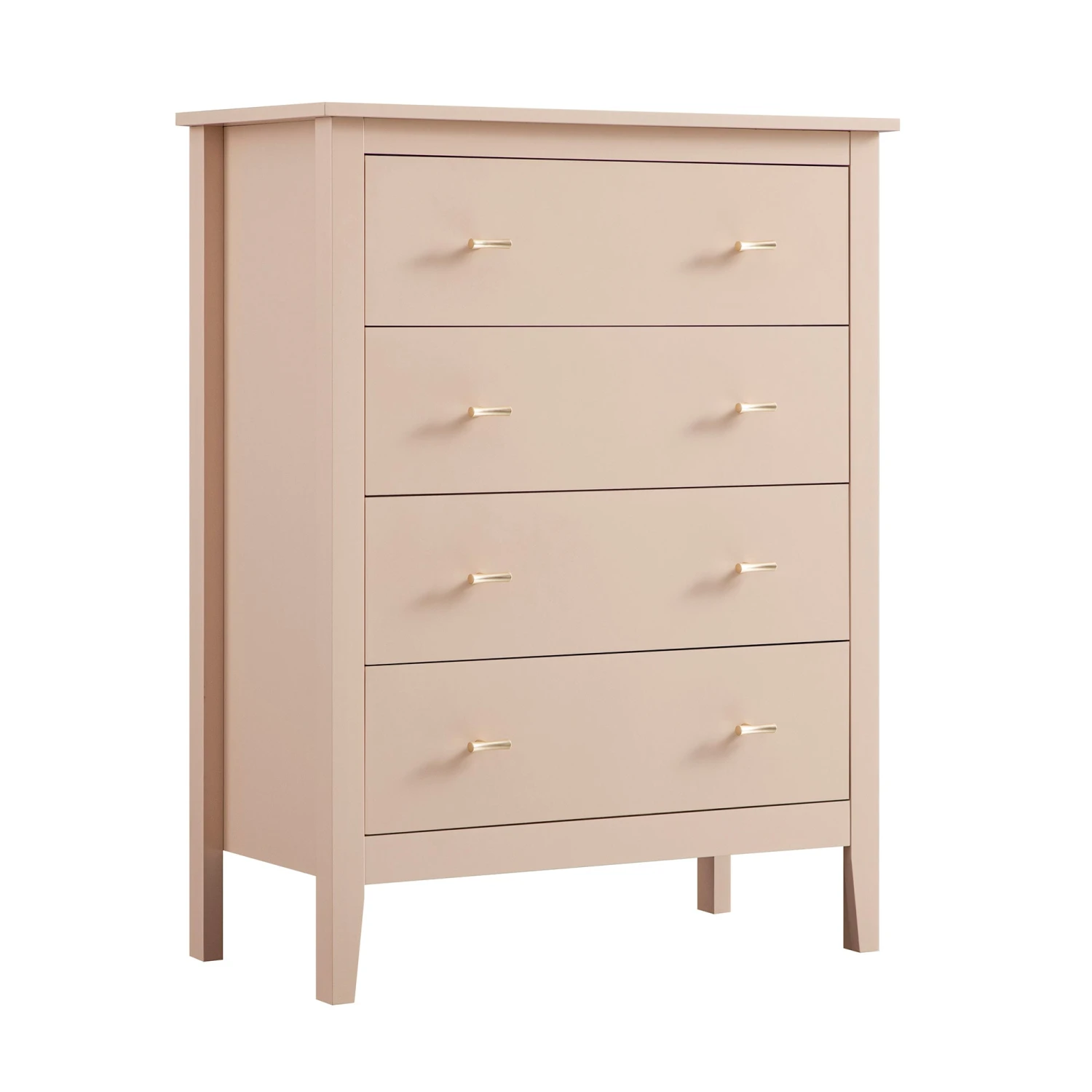 Oakham Chest Of 4 Drawers, Nude Pink 7 Oakham Chest Of 4 Drawers, Nude Pink - Image 7