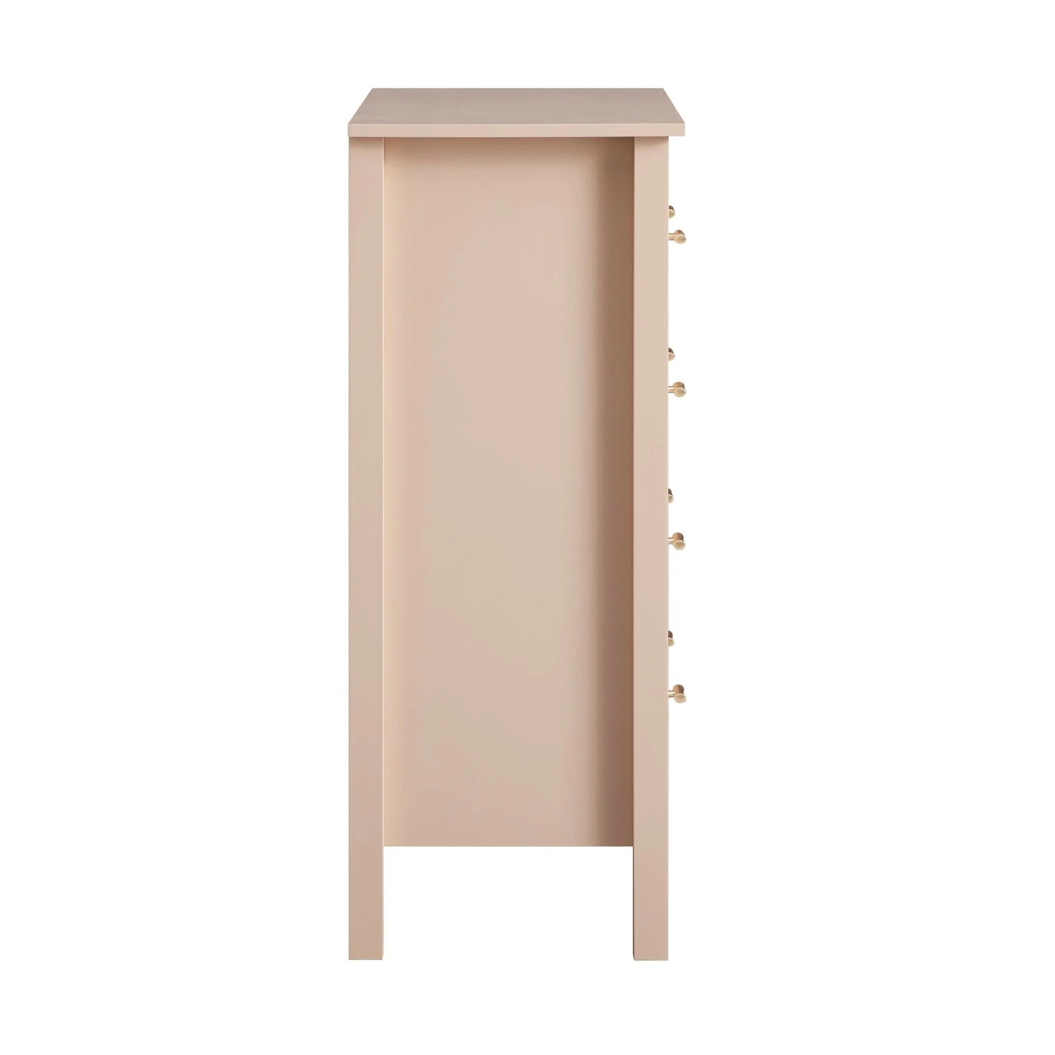 Oakham Chest Of 4 Drawers, Nude Pink 10 Oakham Chest Of 4 Drawers, Nude Pink - Image 10