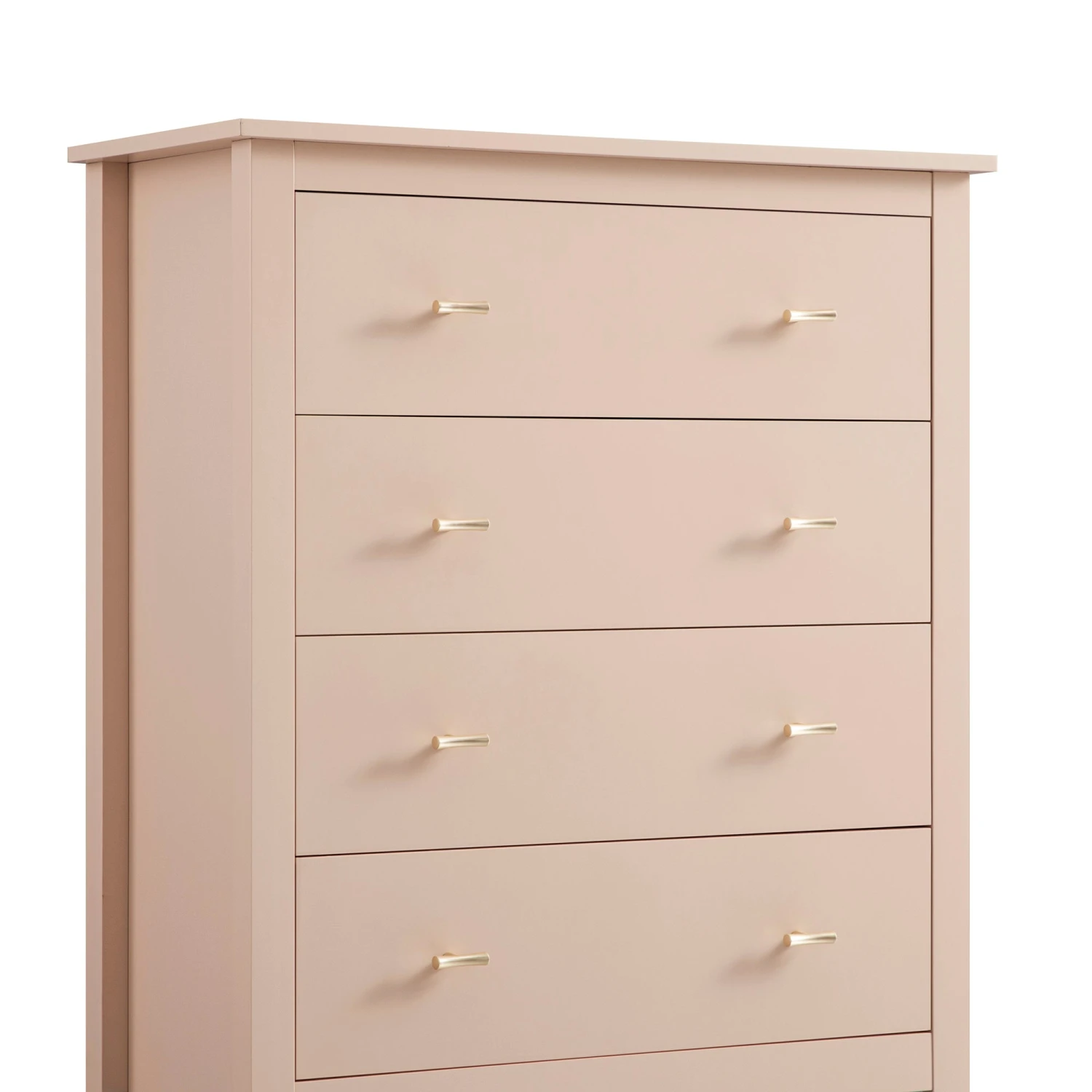 Oakham Chest Of 4 Drawers, Nude Pink 12 Oakham Chest Of 4 Drawers, Nude Pink - Image 12