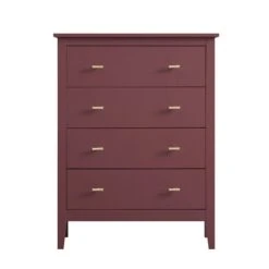 Oakham Chest Of 4 Drawers, Wild Cherry 20 Oakham Chest Of 4 Drawers, Wild Cherry -Daals Store FT COD 07 PRED WB1