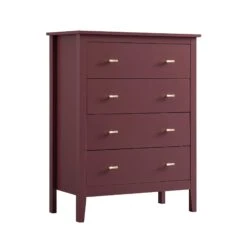 Oakham Chest Of 4 Drawers, Wild Cherry 21 Oakham Chest Of 4 Drawers, Wild Cherry -Daals Store FT COD 07 PRED WB2