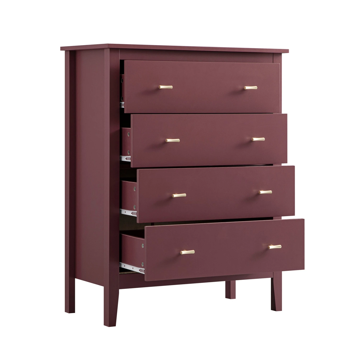 Oakham Chest Of 4 Drawers, Wild Cherry 10 Oakham Chest Of 4 Drawers, Wild Cherry - Image 10