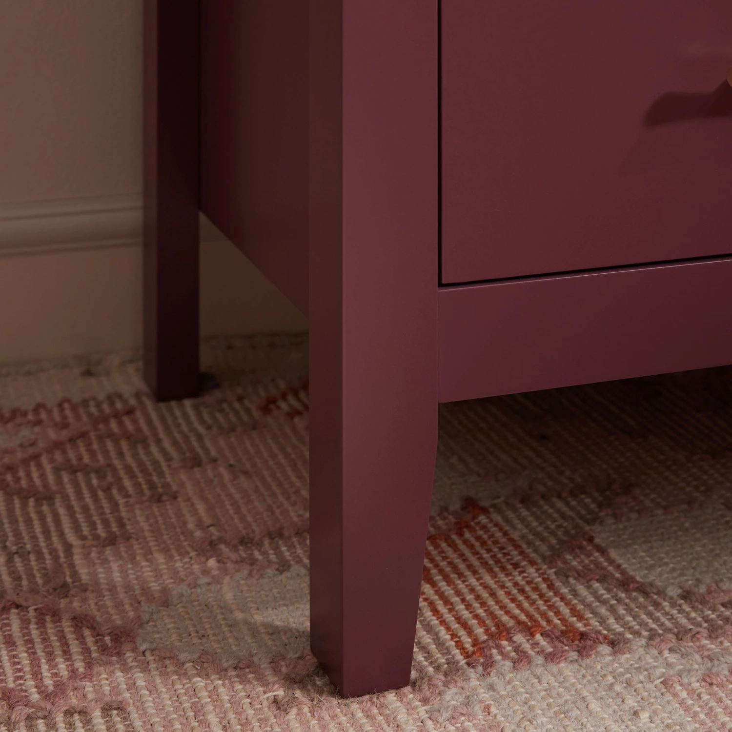 Oakham Chest Of 4 Drawers, Wild Cherry 6 Oakham Chest Of 4 Drawers, Wild Cherry - Image 6