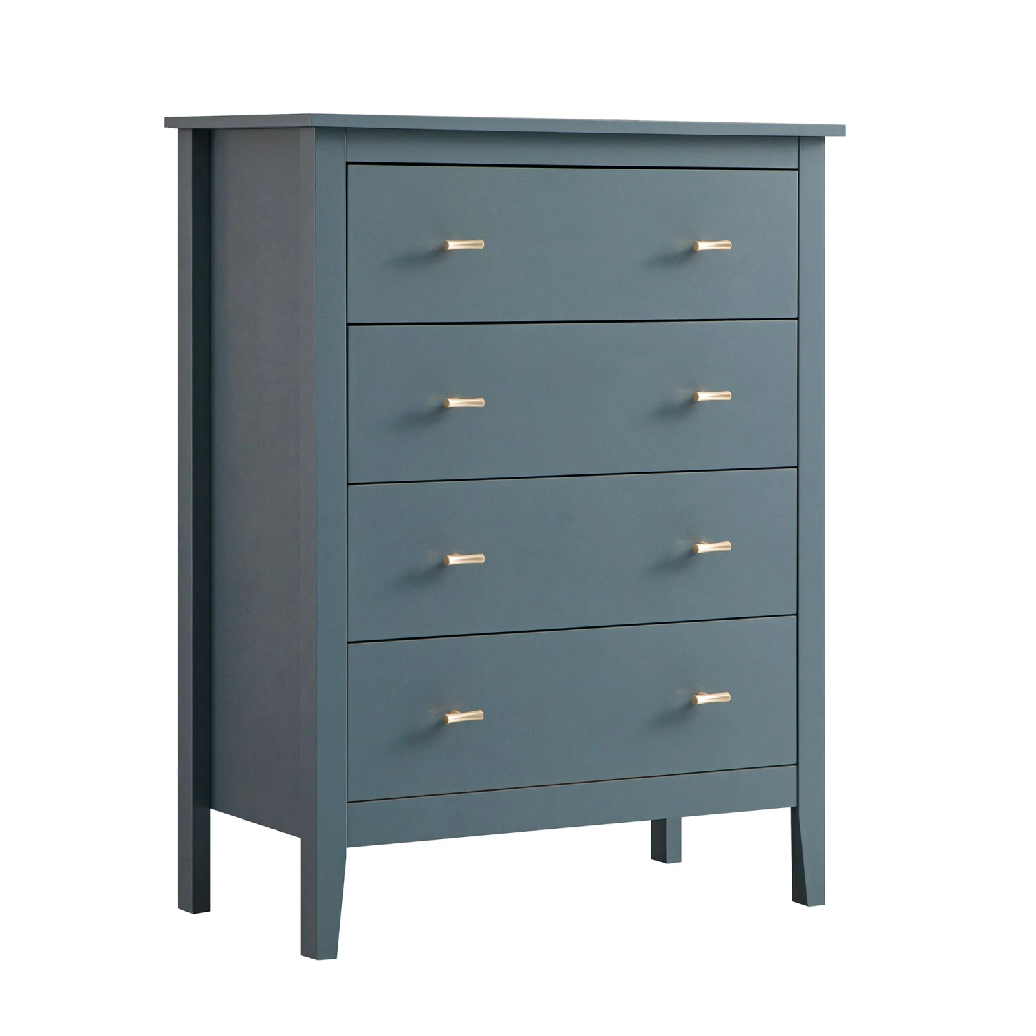 Oakham Chest Of 4 Drawers, Stormy Blue 5 Oakham Chest Of 4 Drawers, Stormy Blue - Image 5