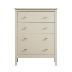 Oakham Chest Of 4 Drawers, Shaded White 18 Oakham Chest Of 4 Drawers, Shaded White -Daals Store FT COD 07 WHITE WB1