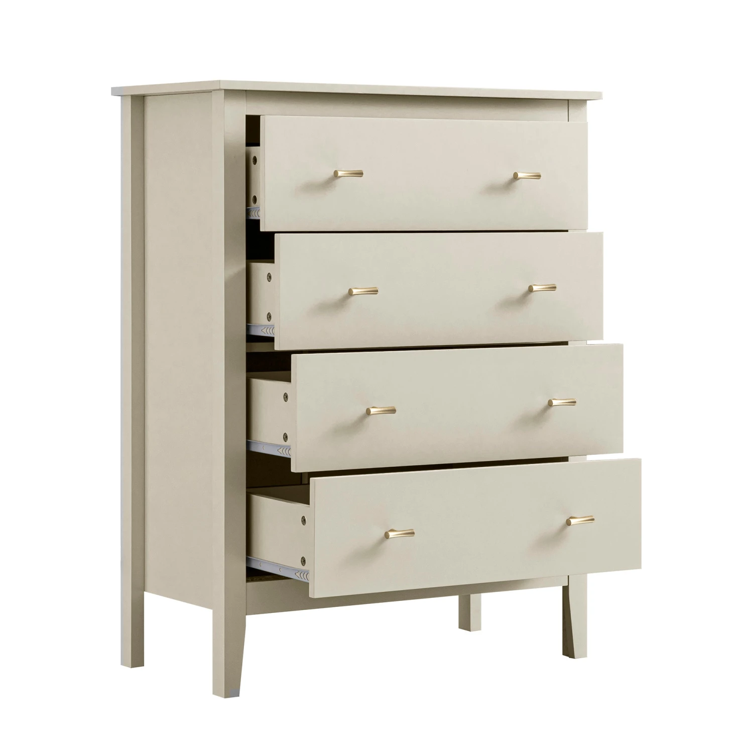 Oakham Chest Of 4 Drawers, Shaded White 9 Oakham Chest Of 4 Drawers, Shaded White - Image 9