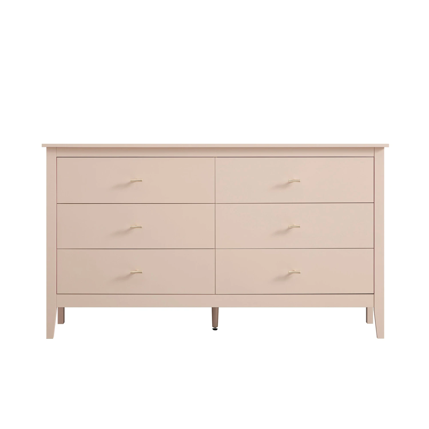 Oakham Chest Of 6 Drawers, Nude Pink 1 Oakham Chest Of 6 Drawers, Nude Pink
