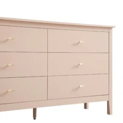 Oakham Chest Of 6 Drawers, Nude Pink 14 Oakham Chest Of 6 Drawers, Nude Pink -Daals Store FT COD 08 NUDE detail1