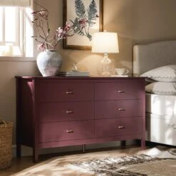 Oakham Chest Of 6 Drawers, Wild Cherry