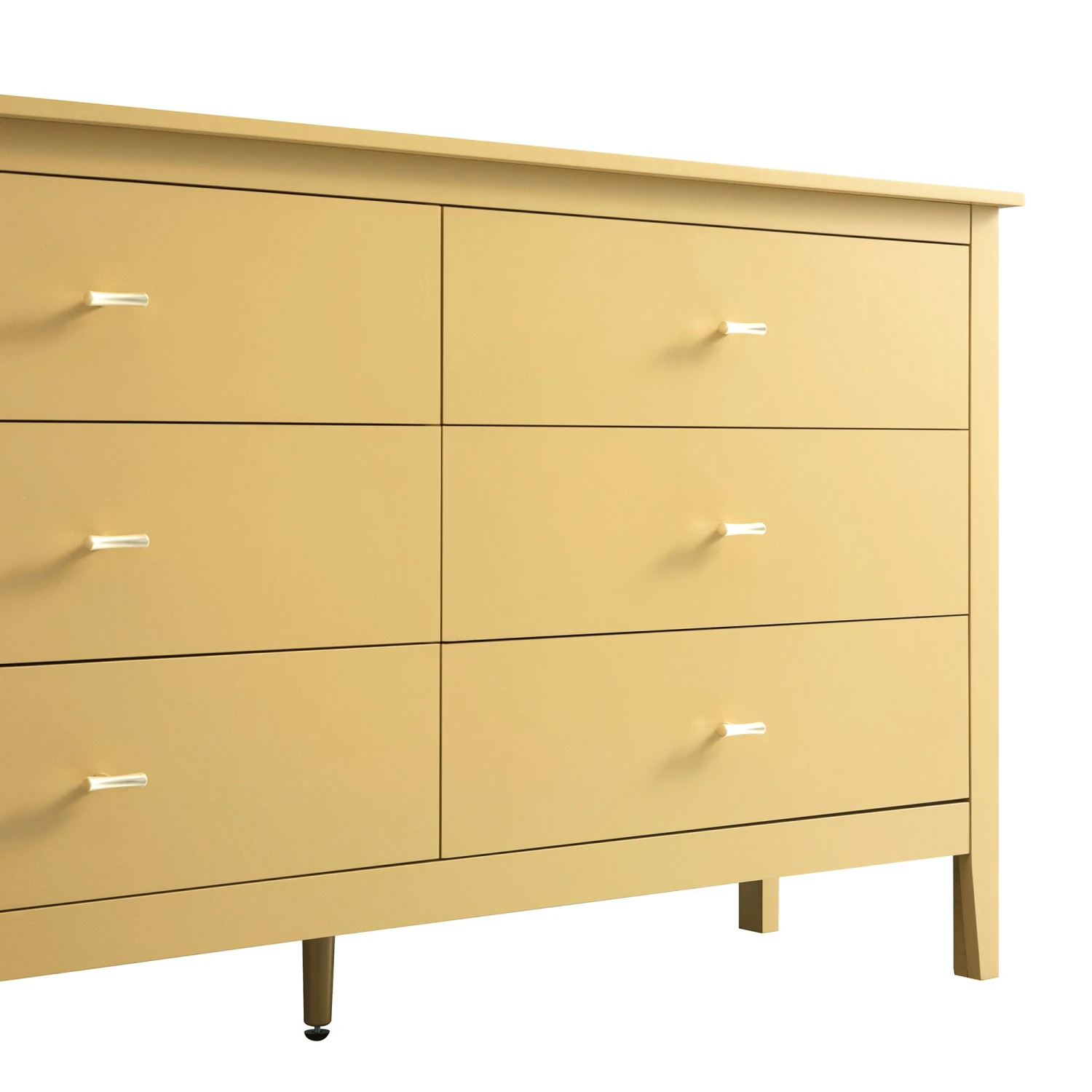 Oakham Chest Of 6 Drawers, Rattan Yellow 12 Oakham Chest Of 6 Drawers, Rattan Yellow - Image 12