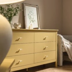 Oakham Chest Of 6 Drawers, Rattan Yellow 16 Oakham Chest Of 6 Drawers, Rattan Yellow -Daals Store FT COD 08 SAFYEL scene3