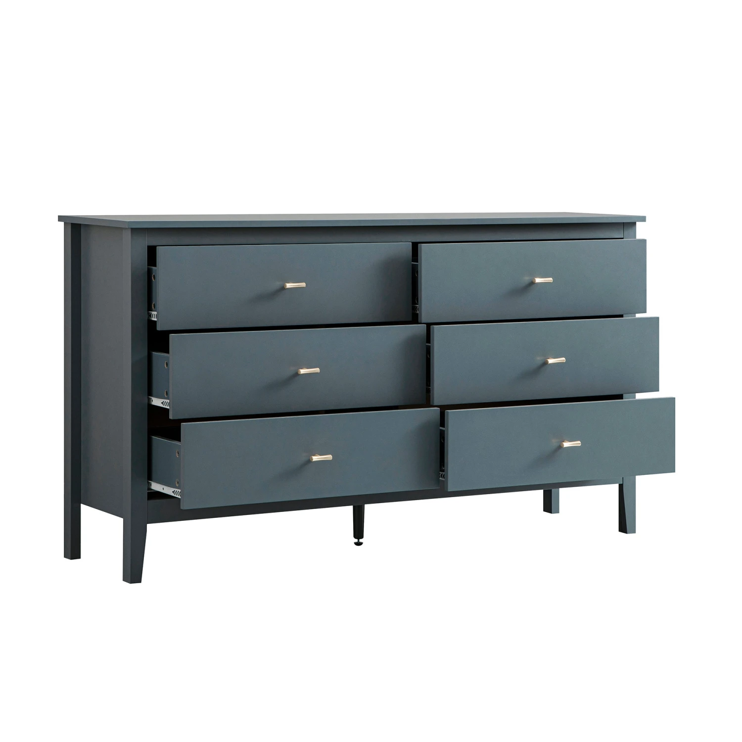 Oakham Chest Of 6 Drawers, Stormy Blue 9 Oakham Chest Of 6 Drawers, Stormy Blue - Image 9