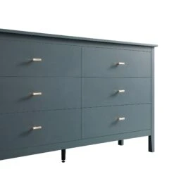 Oakham Chest Of 6 Drawers, Stormy Blue 24 Oakham Chest Of 6 Drawers, Stormy Blue -Daals Store FT COD 08 STORM detail1