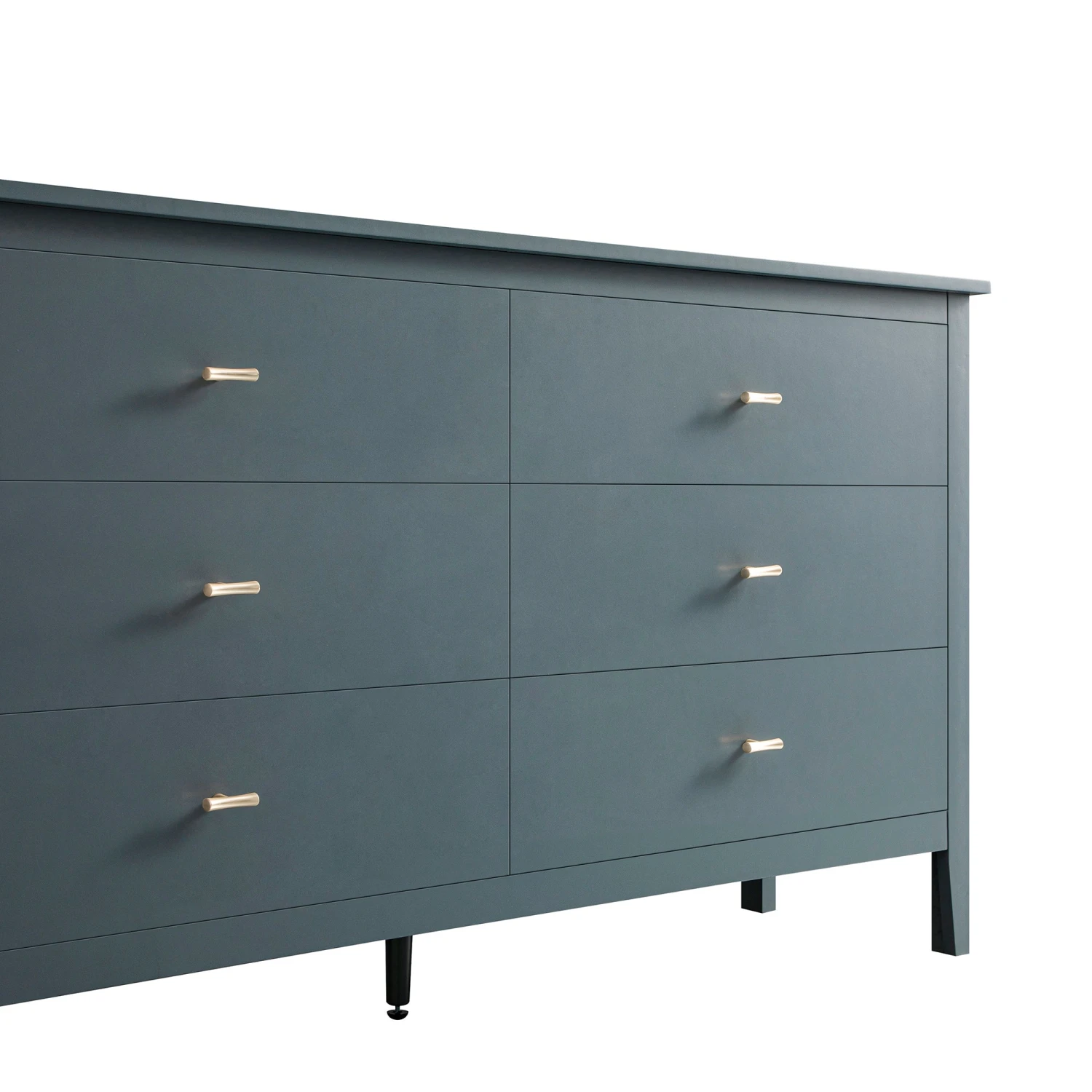 Oakham Chest Of 6 Drawers, Stormy Blue 12 Oakham Chest Of 6 Drawers, Stormy Blue - Image 12