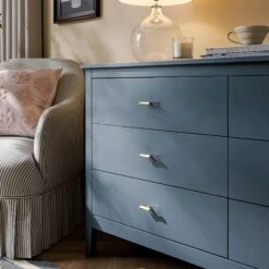 Oakham Chest Of 6 Drawers, Stormy Blue 16 Oakham Chest Of 6 Drawers, Stormy Blue -Daals Store FT COD 08 STORM scene3