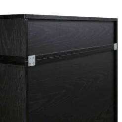 Frances Woven Rattan Tall Vanity Chest With Mirror, Black 25 Frances Woven Rattan Tall Vanity Chest With Mirror, Black -Daals Store FT COD MIRR 04 BLACK detail3