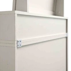 Frances Woven Rattan Tall Vanity Chest With Mirror, White 25 Frances Woven Rattan Tall Vanity Chest With Mirror, White -Daals Store FT COD MIRR 04 WHITE detail3