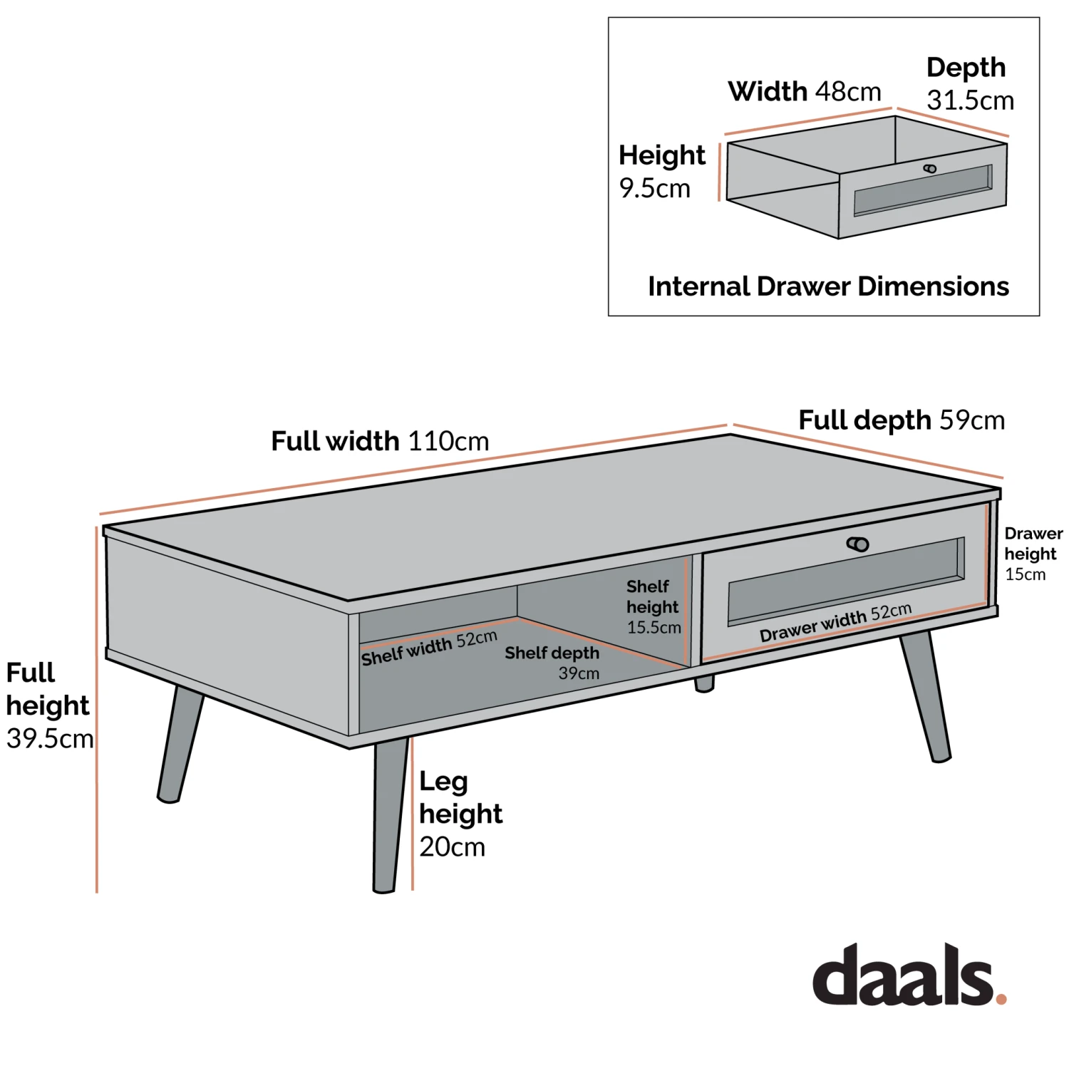 Frances Woven Rattan Wooden Coffee Table In Natural Colour 5 Frances Woven Rattan Wooden Coffee Table In Natural Colour - Image 5