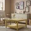 Oakham 80cm Square Coffee Table, Rattan Yellow 24 Oakham 80cm Square Coffee Table, Rattan Yellow -Daals Store FT CT 03 SAFYEL main