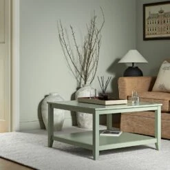 Oakham 80cm Square Coffee Table, Desert Sage 12 Oakham 80cm Square Coffee Table, Desert Sage -Daals Store FT CT 03 SAGE scene2