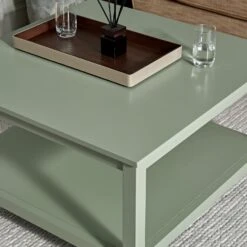 Oakham 80cm Square Coffee Table, Desert Sage 13 Oakham 80cm Square Coffee Table, Desert Sage -Daals Store FT CT 03 SAGE scene3