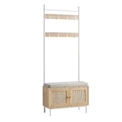 Frances Woven Hallway Unit With Cushion, Natural 18 Frances Woven Hallway Unit With Cushion, Natural -Daals Store FT CTRACK 01 NAT WB2