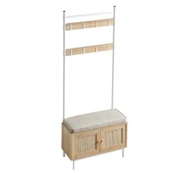 Frances Woven Hallway Unit With Cushion, Natural 22 Frances Woven Hallway Unit With Cushion, Natural -Daals Store FT CTRACK 01 NAT WB5