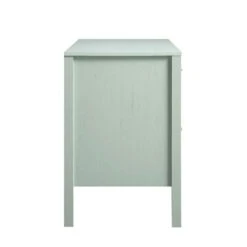 Frances Woven Rattan 3-Drawer Desk, Mint -Daals Store FT DESK 02 SAGE WB5 1