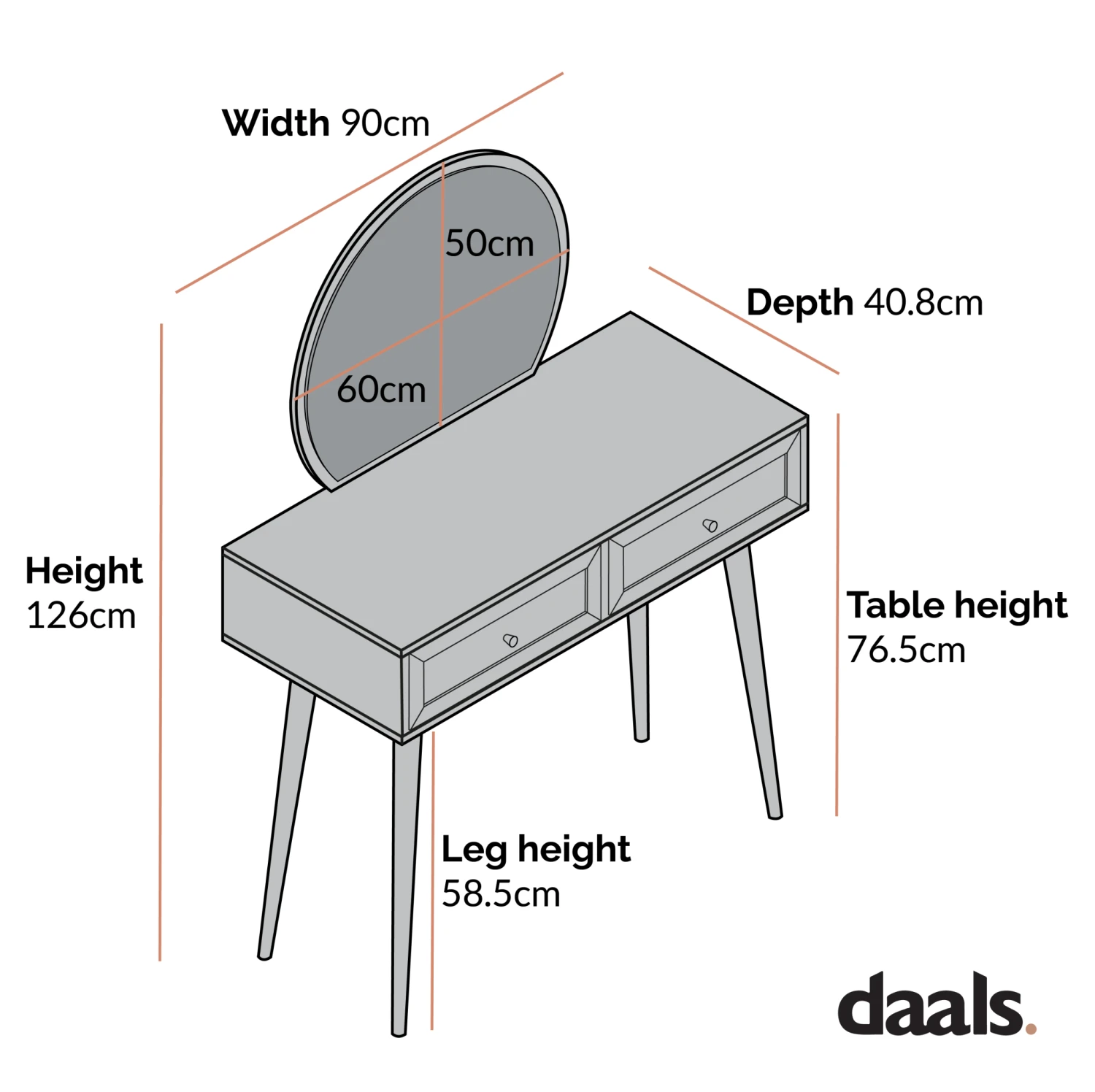 Frances Woven Rattan Dressing Table With Mirror, White 5 Frances Woven Rattan Dressing Table With Mirror, White - Image 5
