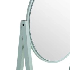 Frances Woven Rattan Standing Dressing Table With Mirror, Mint -Daals Store FT DRTA 02 SAGE detail3
