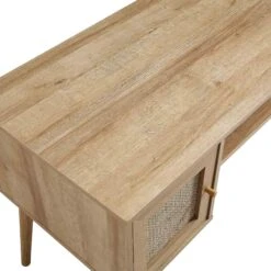 Frances Woven Rattan 2-Door Desk, Natural 19 Frances Woven Rattan 2-Door Desk, Natural -Daals Store FT DSK 01 NAT detail1