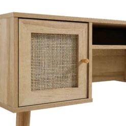 Frances Woven Rattan 2-Door Desk, Natural 20 Frances Woven Rattan 2-Door Desk, Natural -Daals Store FT DSK 01 NAT detail2