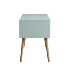 Frances Woven Rattan 2-Door Desk, Mint -Daals Store FT DSK 01 SAGE WB4