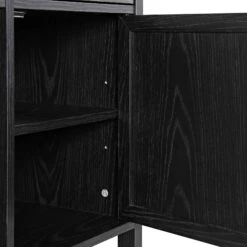 Frances Woven Rattan 3-Drawer Desk, Black 31 Frances Woven Rattan 3-Drawer Desk, Black -Daals Store FT DSK 02 BLACK detail4