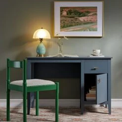 Oakham Writing Desk, Stormy Blue 17 Oakham Writing Desk, Stormy Blue -Daals Store FT DSK 04 STORM scene2