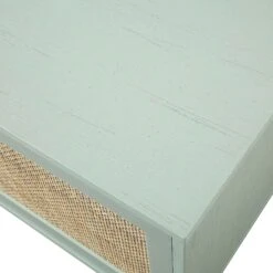 Frances Woven Rattan 200cm Wide TV Unit, Mint 25 Frances Woven Rattan 200cm Wide TV Unit, Mint -Daals Store FT LGTV 06 SAGE detail3